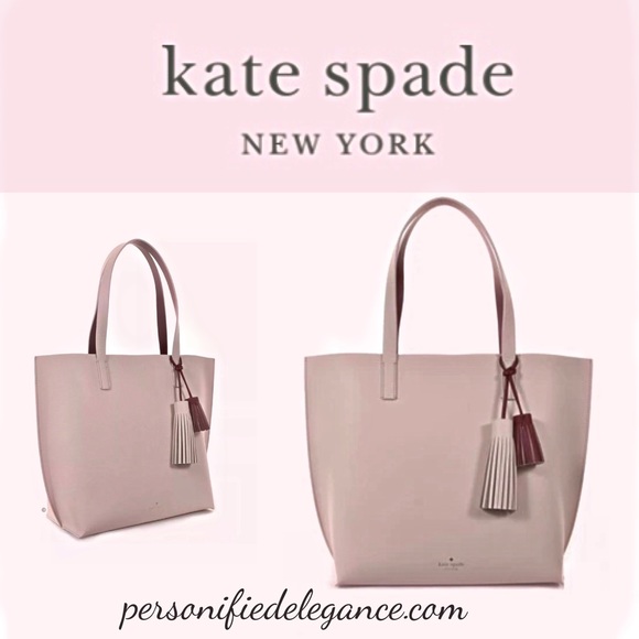 NEW Kate Spade Foster Court Tasha Pebble/True Red Large Leather Tote - Picture 16 of 16